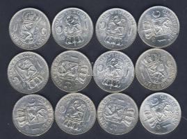 Hollandia 1964-67. 1G Ag (12x) 4klf évszámmal T:1/2,2