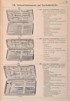 cca 1930-1940 Gyógyászati segédeszközök árumintakatalógusa, képekkel gazdagon illusztrálva. Abteilun...