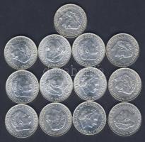 Hollandia 1964-67. 1G Ag (13x) 3klf évszámmal T:1/2,2