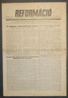 Reformáció hetilap 1956 okt. 30-iki száma