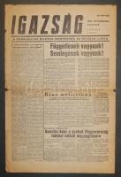 Igazság napilap újság 1956 nov 2-iki száma