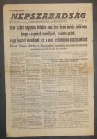 Népszabadság napilap 1956 nov 12-iki száma