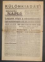 Dunántúli Napló újság 1956 okt 25-iki száma