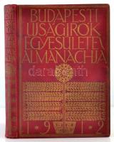 1912 Budapesti Újságírók Egyesülete Almanachja. Kopott vászonkötésben, egyébként jó állapotban.