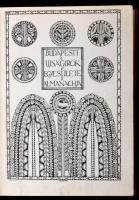 1912 Budapesti Újságírók Egyesülete Almanachja. Kopott vászonkötésben, egyébként jó állapotban