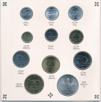 1993. 10f-200Ft (11xklf) forgalmi sor dísztokban, benne 200Ft Ag "MNB" T:BU
Adamo FO26.2