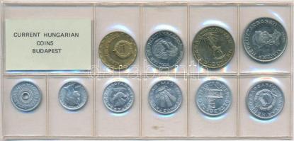 1983. 2f-20Ft (10xklf) érmés forgalmi sor fóliatokban T:1 Adamo FO16