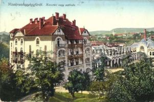 Vízakna, Salzburg, Ocna Sibiului; Sósgyógyfürdő, Kincstári nagyszálloda. Takáts Jenő kiadása / spa, treasurys hotel