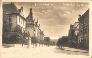 Besztercebánya, Banska Bystrica; Súdobná ul. / utcakép, Törvényszék / street view, court (EK)