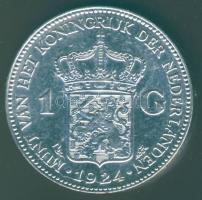 Hollandia 1924. 1G Ag "Wilhelmina" T:2