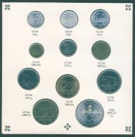 1993. 10f-200Ft 11klf db szettben T:BU Gyári csomagolási hiba miatt egyes érmék foltosak.