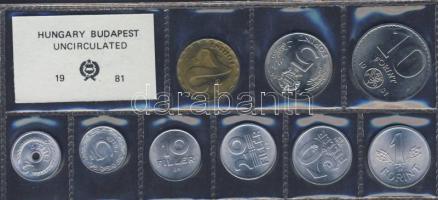 1981. 2f-10Ft 9klf db, szettben T:1