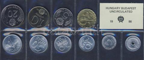 1986. 2f-10Ft 9klf db, szettben T:1