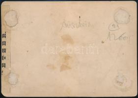 cca 1900 Petzer Gasthof, Riesengebirge, keméynhátú fotó, feliratozva, 11x15 cm