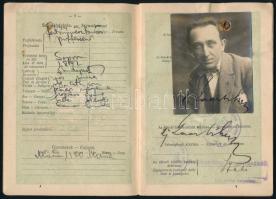 1927 Bp., Magyar Királyság által kiállított fényképes útlevél / Hungarian passport