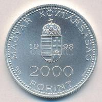 1998. 2000Ft Ag "Integráció az EU-ba - EURO II" T:BU
