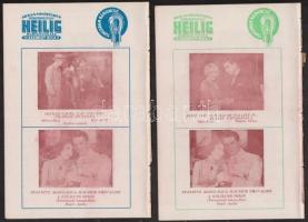 1930 A Hét című, színházzal, mozival foglalkozó képes hetilap 5 db száma (22, 23, 26-27, 41, 42)