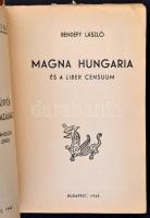 Bendefy László: Magna Hungaria és a Liber Censuum. Bp., 1943, Szalay. Papírkötésben, jó állapotban