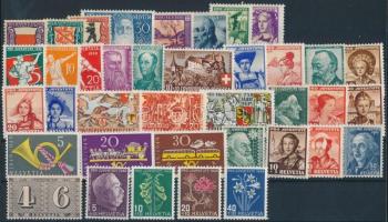 1928-1948 38 stamps, 1928-1948 38 klf bélyeg