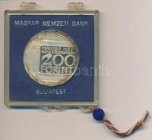 1977. 200Ft Ag "Nemzeti Múzeum" sérült, plombált plasztiktokban T:PP patina
Adamo EM55