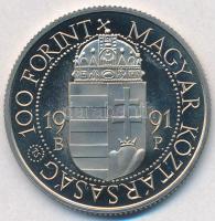 1983. 100Ft alpakka "Czóbel Béla" eredeti tokban, tanúsítvánnyal + 1984. 100Ft alpakka &qu...