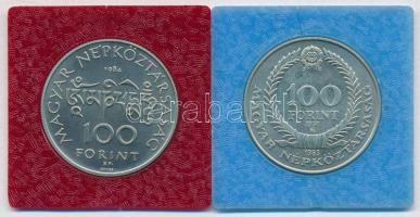 1983. 100Ft alpakka "Czóbel Béla" eredeti tokban, tanúsítvánnyal + 1984. 100Ft alpakka &qu...