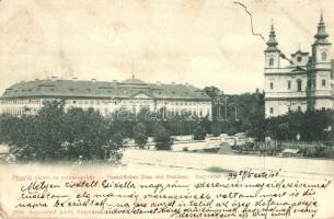 1899 Nagyvárad, Oradea; Püspöki palota és székesegyház / bishops palace, cathedral (EK)