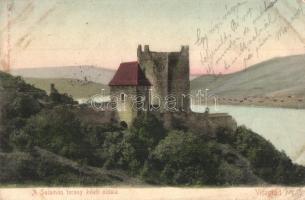 Visegrád, Salamon torony keleti oldala (ázott sarok / wet corner