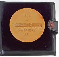 Bulgária 1966. "Hriszto Botev 1848-1876 / 1966 Radetzky - 1876" aranyozott fém emlékérem e...