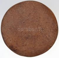 Tőrös Gábor (1934-) DN "Kós Károly" Br emlékplakett (117mm) T:2