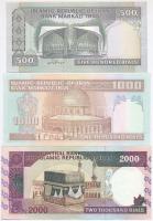 Irán 7db-os bankjegy tétel T:I,I-
Iran 7pcs of banknotes C:UNC,AU