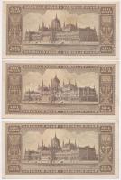 1946. 100.000.000P (3x) sorszámkövetők T:II