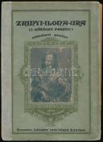 Vértes József: Zrinyi Ilona ura. (I. Rákóczi Ferenc.) Bp., 1922, Légrády. Kiadói kartonált papírkötés, megviselt állapotban, javított gerinccel, kopottas borítóval, kijáró lapokkal (elülső szennylap, címlap, 159-164+2 p.+hátsó szennylap.)