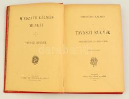 Mikszáth Kálmán: Tavaszi rügyek. Bp., 1893, Révai. Érdekes ex librisszel. Gazdagon díszített vászonk...