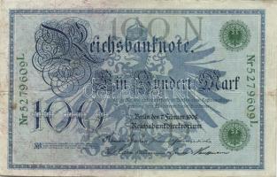 Német Birodalom 1908. 100M (10x) + 1914. 50M (10x) T:II,II/III,III