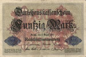 Német Birodalom 1908. 100M (10x) + 1914. 50M (10x) T:II,II/III,III