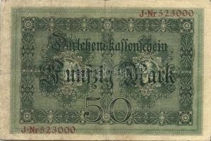 Német Birodalom 1908. 100M (10x) + 1914. 50M (10x) T:II,II/III,III