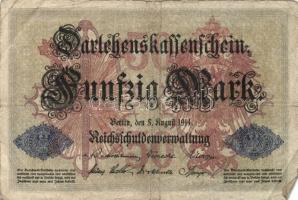 Német Birodalom 1908. 100M (10x) + 1914. 50M (10x) T:II,II/III,III