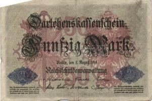 Német Birodalom 1908. 100M (10x) + 1914. 50M (10x) T:II,II/III,III