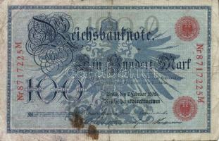 Német Birodalom 1908. 100M (10x) + 1914. 50M (10x) T:II,II/III,III