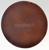 Borsos Miklós (1906-1990) 1975. "J. S. Bach" Br emlékplakett (70mm) T:2 ph., hátoldalán ra...