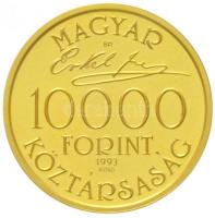 1993. 10.000Ft Au "Erkel Ferenc" dísztokban (6,99g/0.986) T:PP ujjlenyomatos  
Hungary 19...