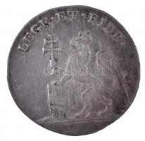 Ausztria 1792. II. Ferenc koronázási zseton Ag zseton (2,18g/20mm) T:2 ph.,patina Austria 1792. Coronation jeton of Francis II Ag jeton (2,18g/20mm) C:XF edge error, patina