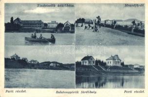 Balatongyörök, Tisztviselők üdülőháza, strandfürdő, part villákkal (EK)