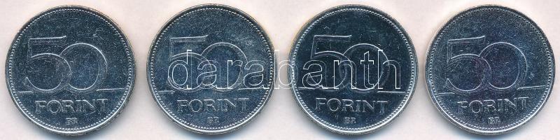 1992- 50Ft ezüstözött Cu-Ni (4xklf) "Nagy Magyarok / Dobó István, Bethlen Gábor, Táncsics Mihál...