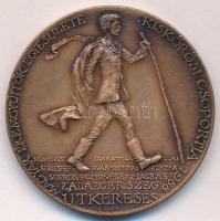 Lapis András (1942- ) 1994. "Petőfi útja 6. / MÉE Kiskőrös" Br emlékérem (42,5mm) T:1-
Ad...