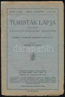 1922 Turisták Lapja című folyóirat a turistaság és honismeret terjesztésére, 6-8. szám, benne Cholnoky Jenő írásával