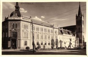 Keszthely, Premontreiek gimnáziuma, Római katolikus templom. Menyhért Foto, photo