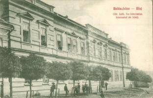 Balázsfalva, Blaj; Görögkatolikus fiúinternátus / Internatul de baeti / boys boarding school (EK)