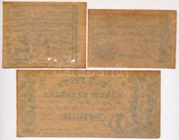 Amerikai Egyesült Államok 1773-1862. 6db modern hamis papírpénz T:II-III több darabon anyaghiány